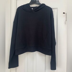 STYLUS Black Women's Crop Hoodie XXL